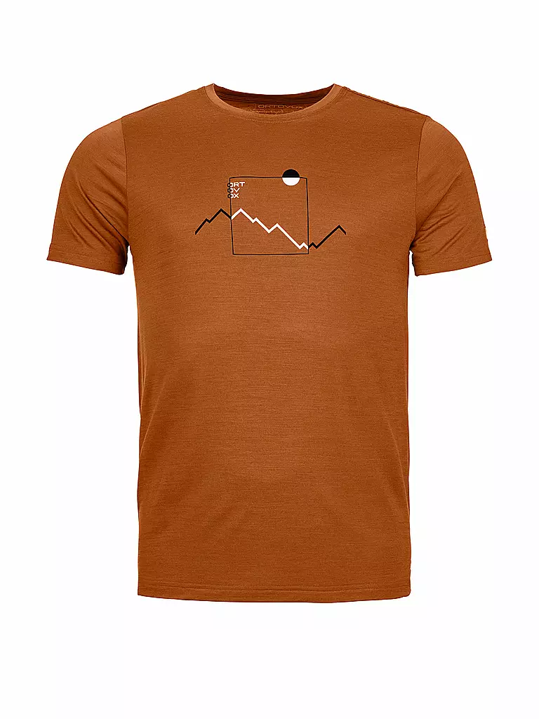 ORTOVOX | Herren Funktionsshirt Peak Focus 150 COOL Tencel | Marron