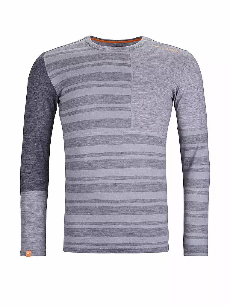 ORTOVOX | Herren Funktionsshirt Rock'n'Wool 185 | Gris clair
