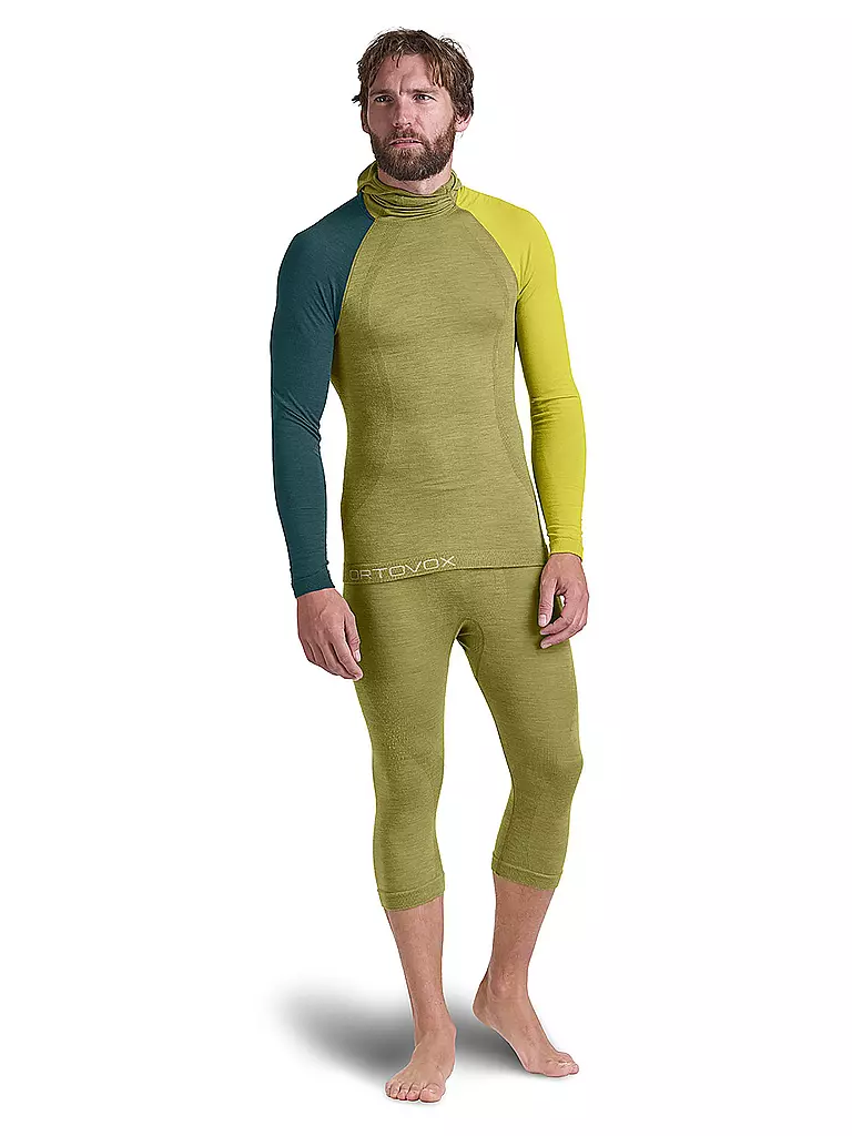 ORTOVOX | Herren Shirt 120 Comp Light Hoodie | Moutarde