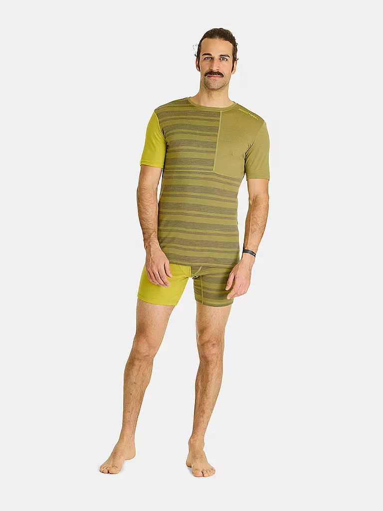 ORTOVOX | Herren Shirt Rock'n'Wool 185 | Olive
