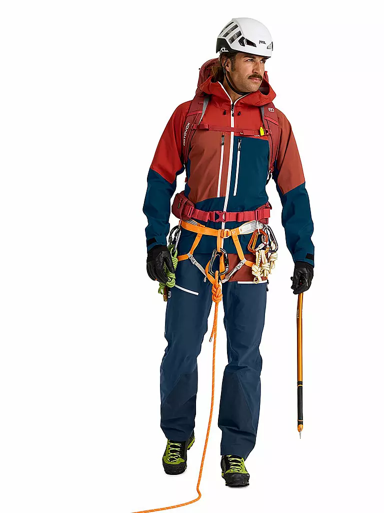 ORTOVOX | Herren Tourenjacke Westalpen 3L Hoodie | Bleu foncé