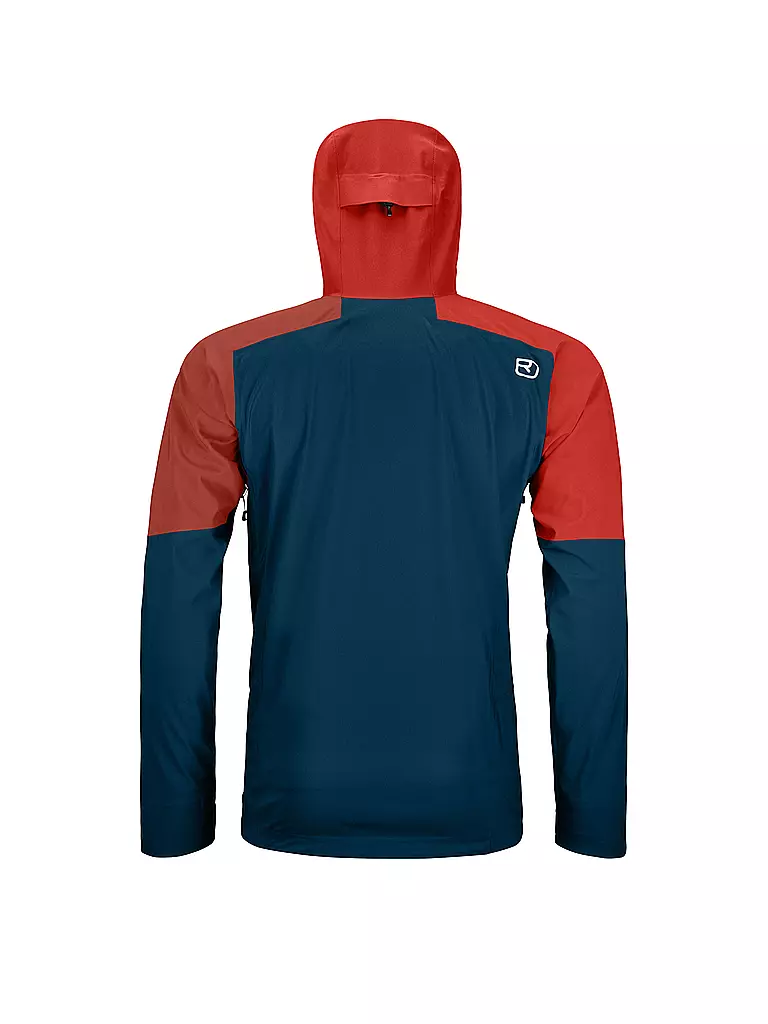 ORTOVOX | Herren Tourenjacke Westalpen 3L Hoodie | Bleu foncé
