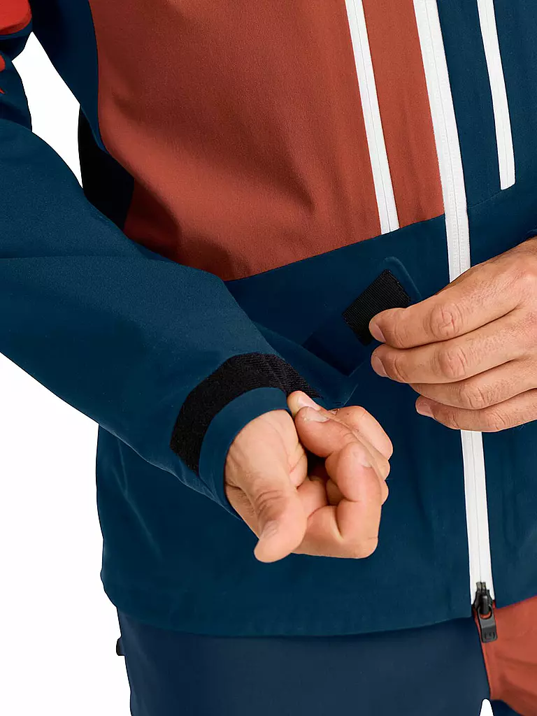 ORTOVOX | Herren Tourenjacke Westalpen 3L Hoodie | Bleu foncé