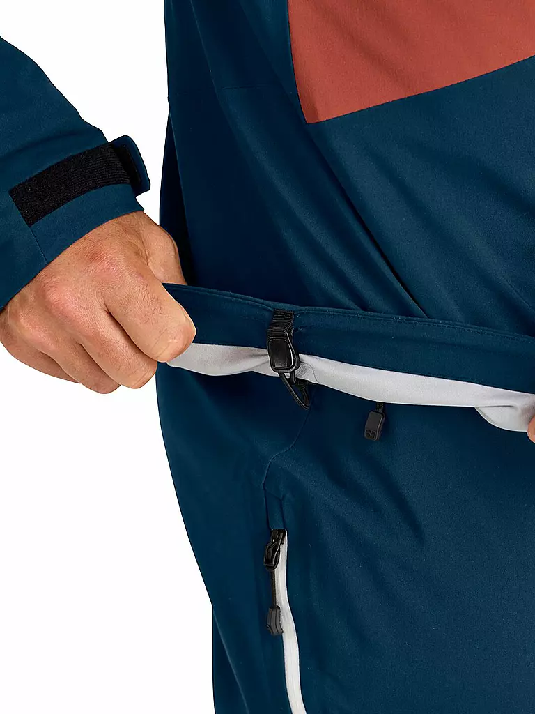 ORTOVOX | Herren Tourenjacke Westalpen 3L Hoodie | Bleu foncé