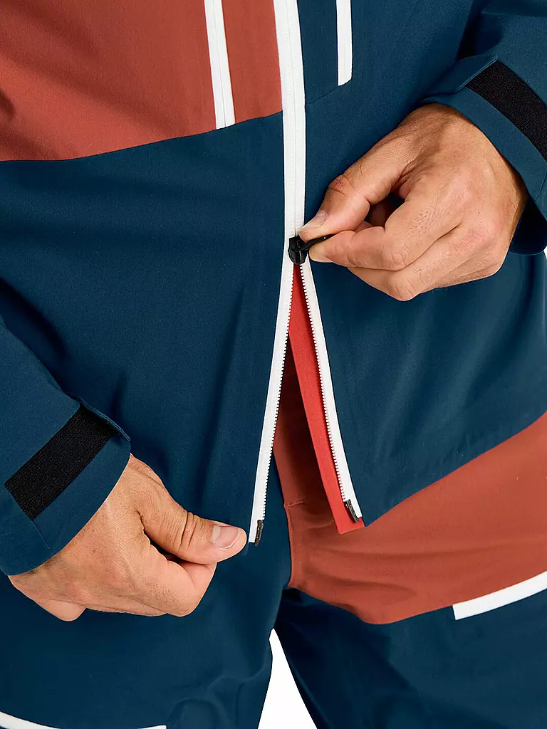 ORTOVOX | Herren Tourenjacke Westalpen 3L Hoodie | Bleu foncé