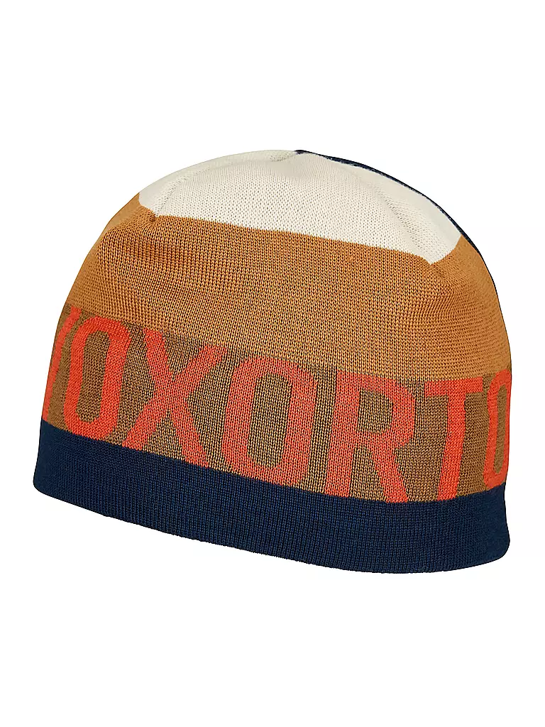 ORTOVOX | Mütze Patchwork | Bleu foncé