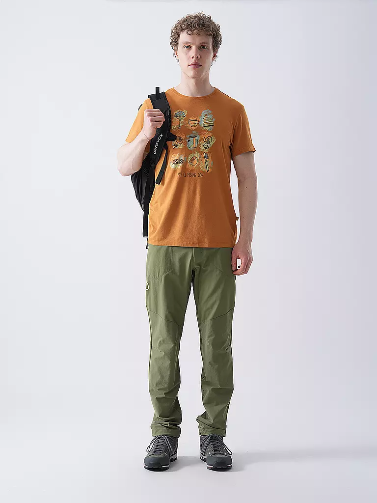 ORTOVOX | Pantalon de randonnée softshell pour homme Pala | Olive