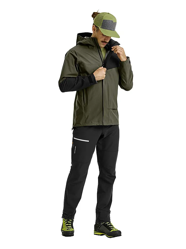 ORTOVOX | Pantalon de randonnée softshell Seceda pour hommes | Noir