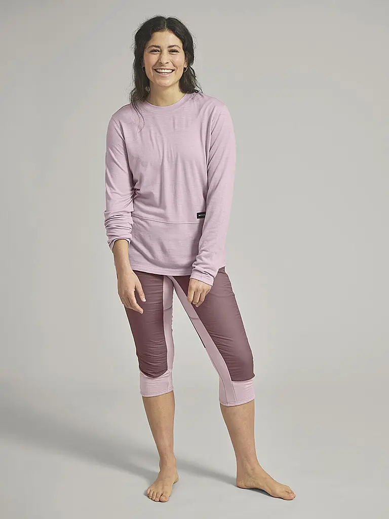 ORTOVOX | Pantalon de sous-vêtement femme Ravine Metawool 60 Hybrid | Rose