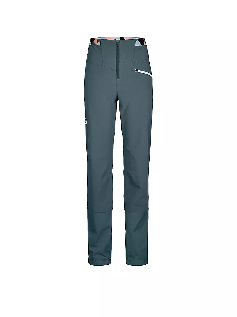 ORTOVOX | Pantalon softshell de randonnée pour femmes Punta Berrino Stretch | Pétrole