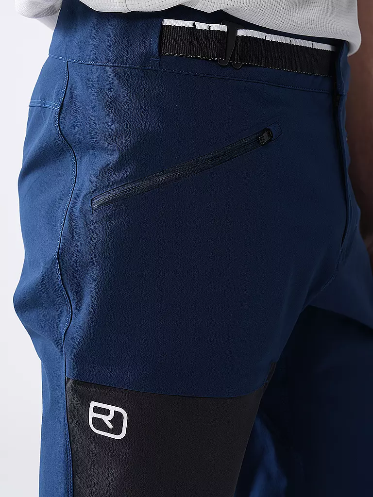 ORTOVOX | Short Softshell Brenta Homme | Bleu foncé