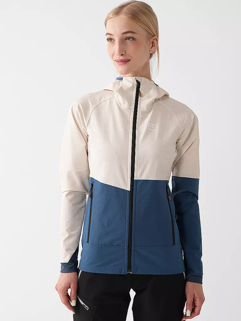 ORTOVOX | Softshelljacke Punta Berrino Hoodie pour femmes | Blanc