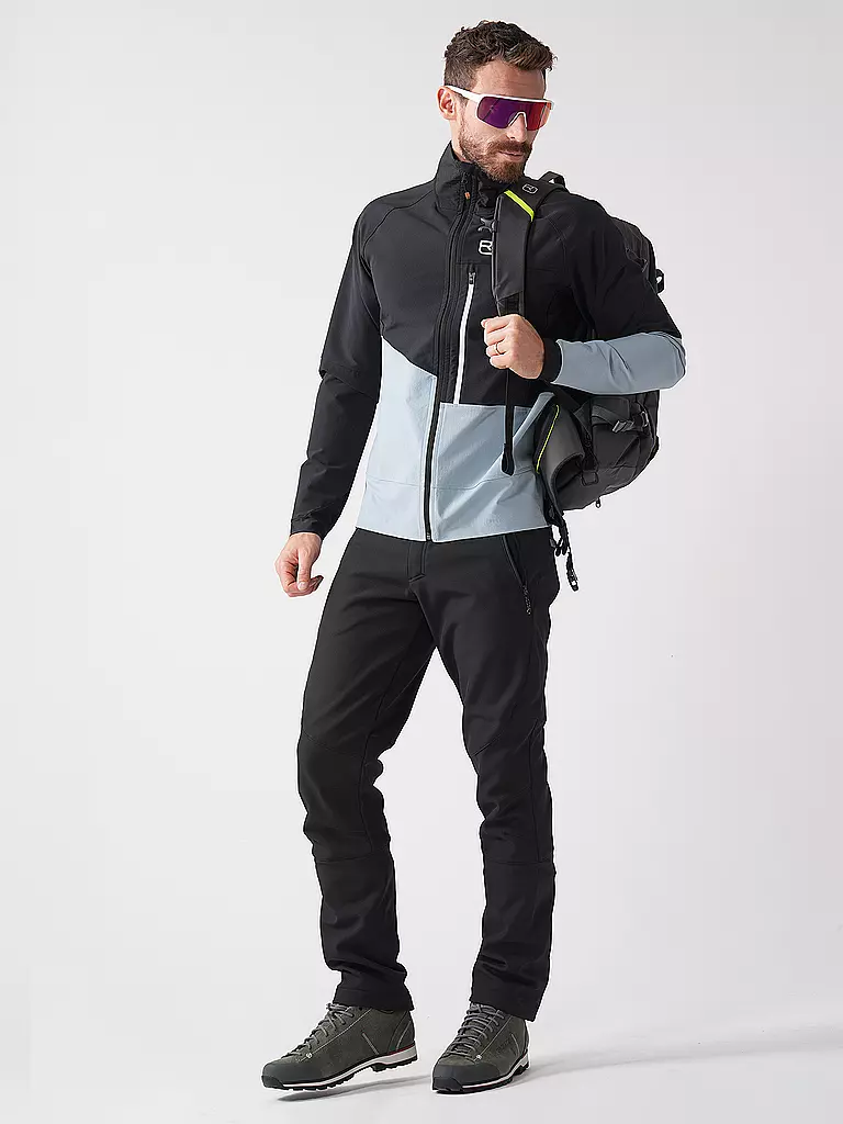 ORTOVOX | Softshelljacke Punta Berrino pour homme | Noir