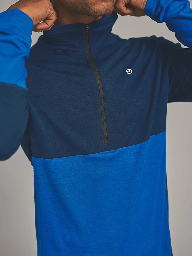 ORTOVOX | Sous-pull zippé homme 185 ROCK'N'WOOL |