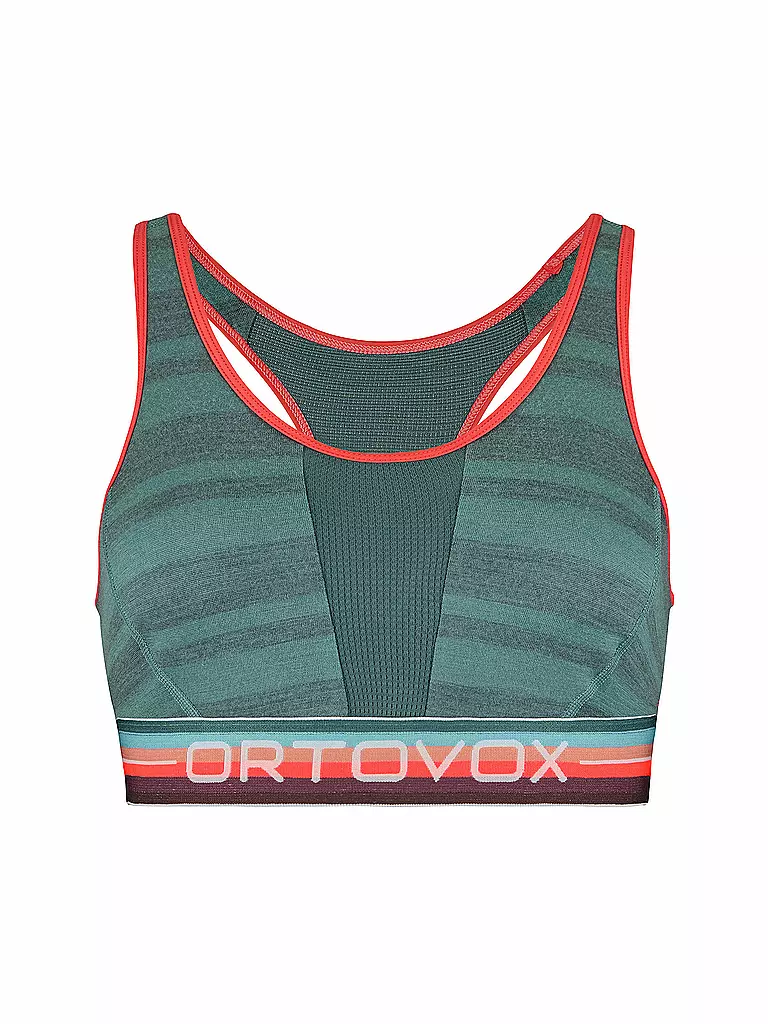 ORTOVOX | Sport Top Femme 185 Rock'n'Wool | Vert foncé