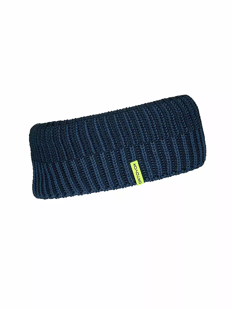 ORTOVOX | Stirnband Deep Knit | Bleu foncé