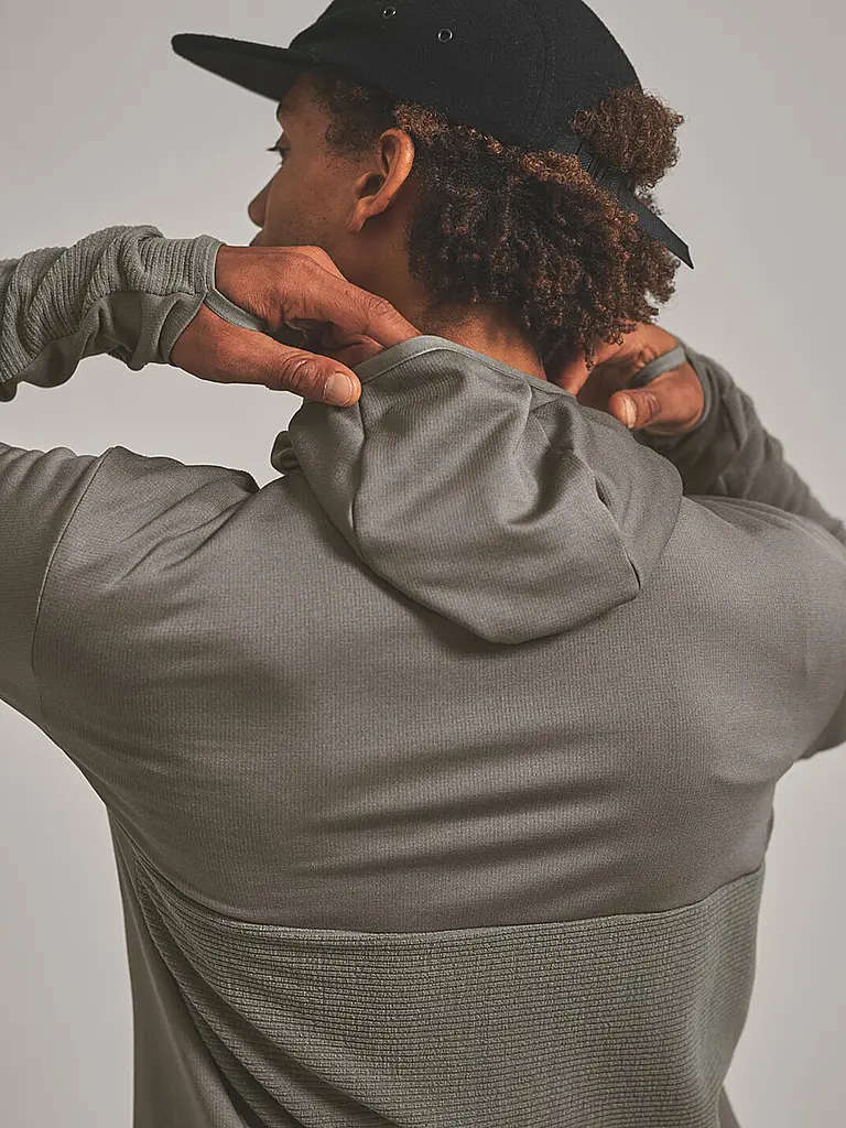 ORTOVOX | Sweat à capuche fonctionnel en polaire côtelée pour homme |