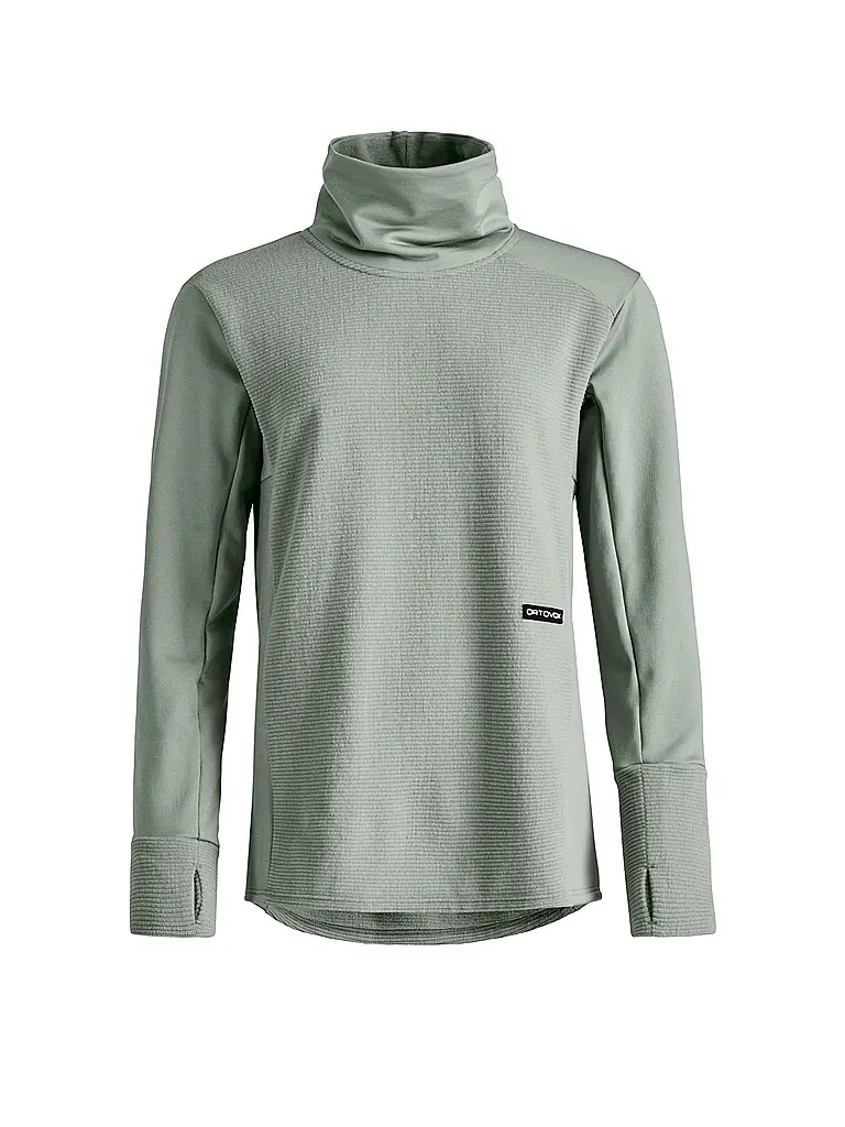 ORTOVOX | Sweat fonctionnel en polaire côtelé pour femme | Olive