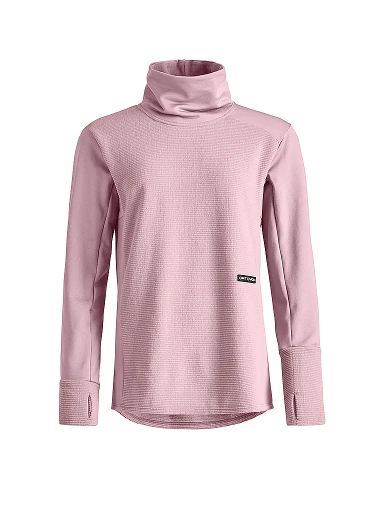ORTOVOX | Sweat fonctionnel en polaire côtelé pour femmes | Rose