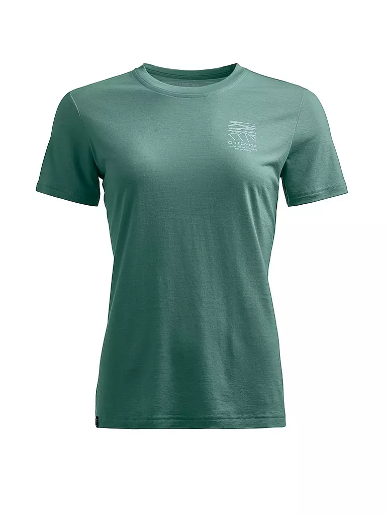 ORTOVOX | T-shirt de randonnée femme 150 COOL MTN Mission | Pétrole