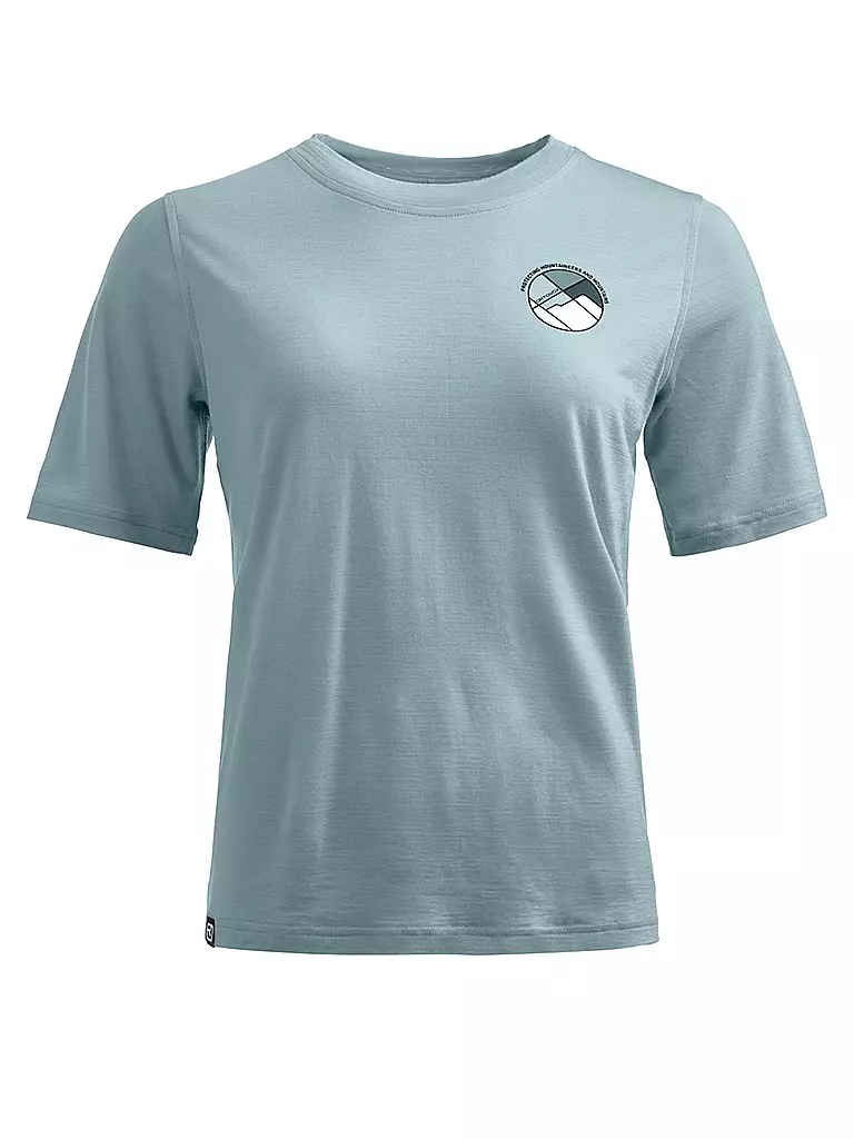 ORTOVOX | T-shirt de randonnée femme Round Landscape 140 Cool | Bleu clair