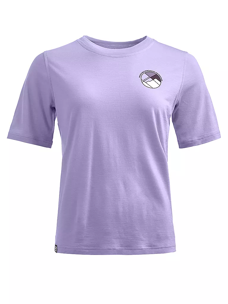 ORTOVOX | T-shirt de randonnée femme Round Landscape 140 Cool | Lilas