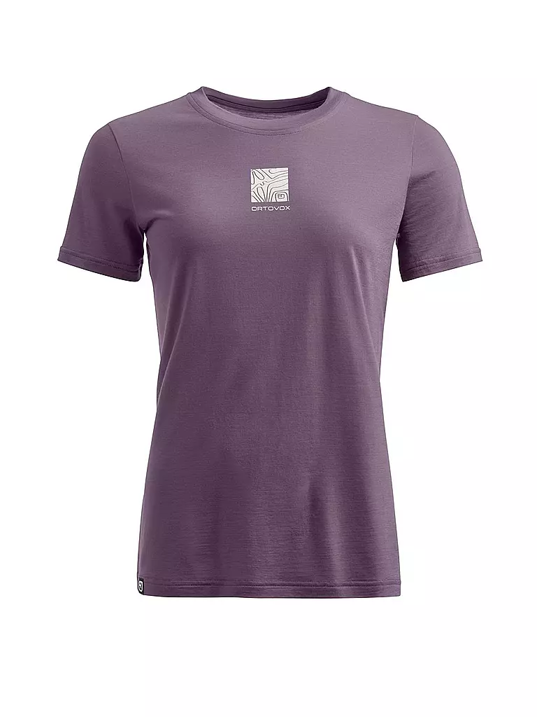 ORTOVOX | T-shirt de randonnée pour femmes Abstract 120 Cool Tec | Lilas