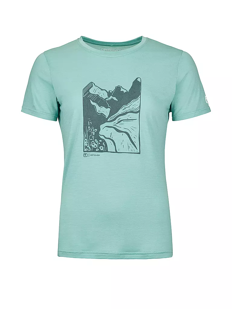 ORTOVOX | T-shirt de sport femme 120 COOL Tec Cut | Menthe