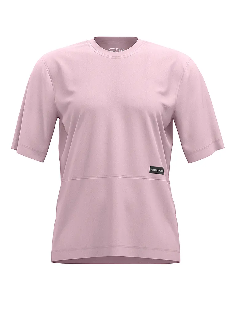 ORTOVOX | T-shirt de sport femme Patch 185 Merino | Rose