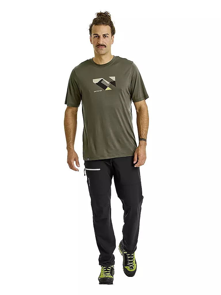 ORTOVOX | T-shirt de sport homme Landscape TS 150COOL | Olive