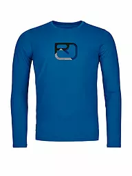 ORTOVOX | T-shirt fonctionnel homme MTN Silhouette 150 COOL Tencel | Bleu