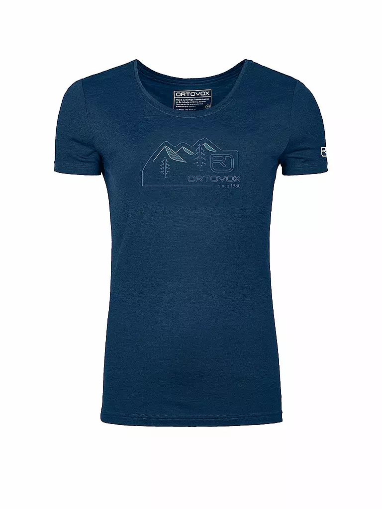 ORTOVOX | T-shirt de sport pour femme 150 COOL Vintage | Bleu foncé