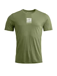 ORTOVOX | T-shirt de sport pour homme Tec Abstract TS 120COOL | Olive