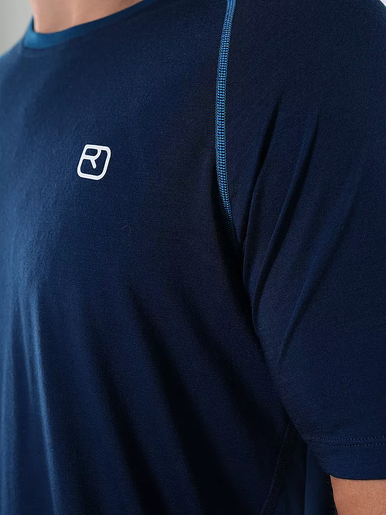 ORTOVOX | T-shirt de sport pour homme Tec Fast Upward 120Cool | Bleu foncé
