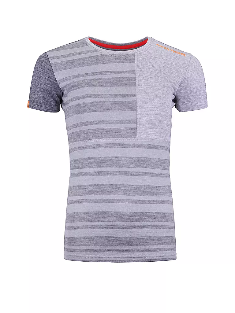 ORTOVOX | T-shirt Femme Rock'n'Wool 185 | Gris clair