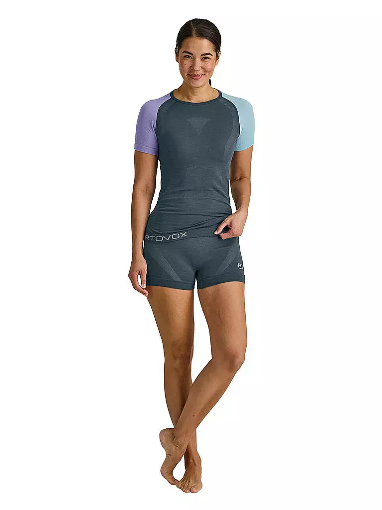 ORTOVOX | T-shirt fonctionnel femme 120 Comp Light | Pétrole
