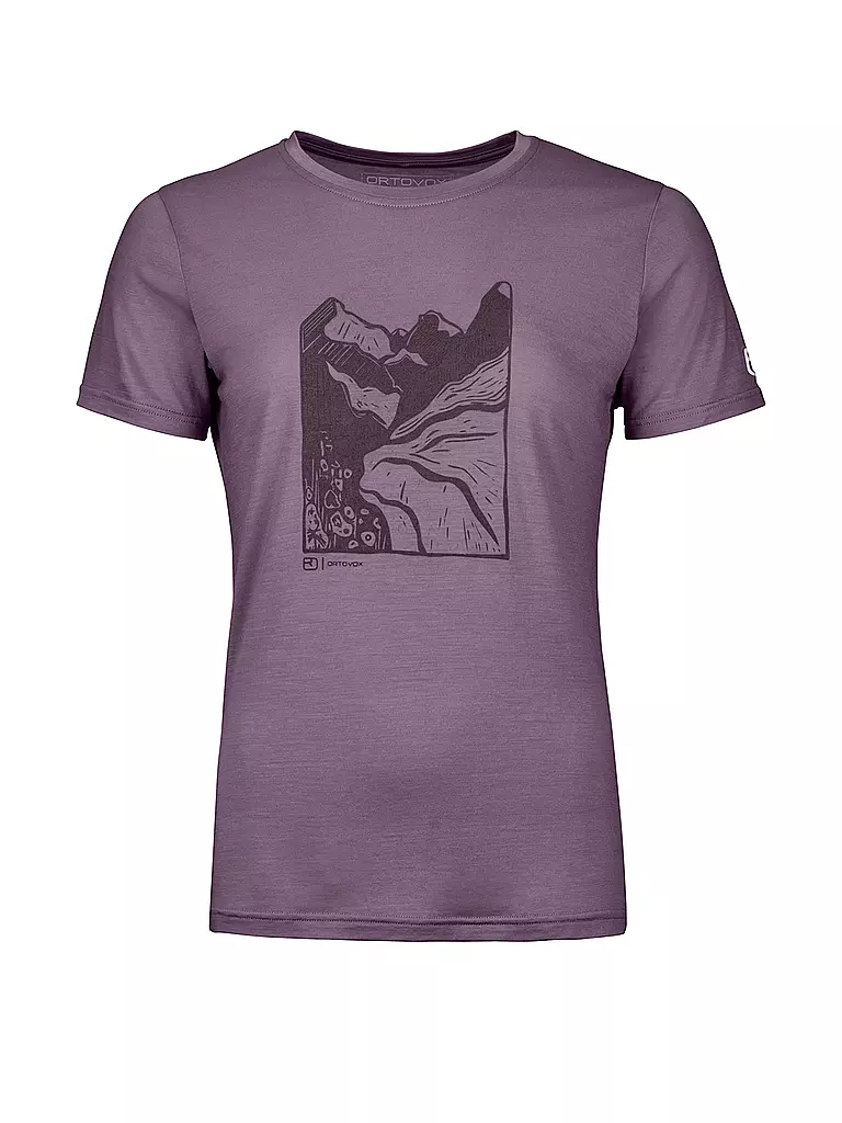 ORTOVOX | T-shirt fonctionnel femme 120 COOL Tec Cut | Lilas