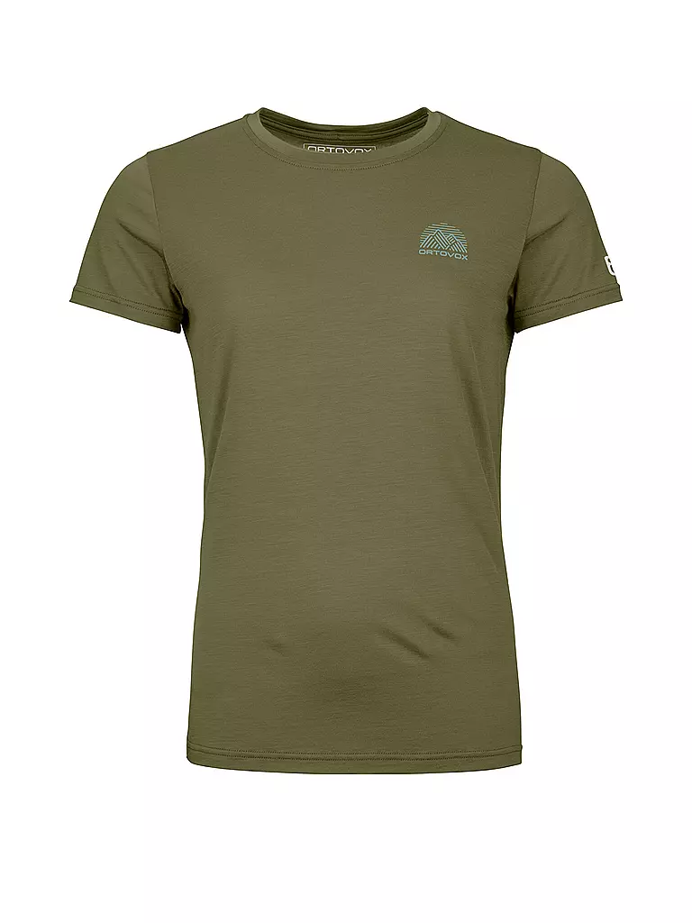 ORTOVOX | T-shirt fonctionnel femme 120 COOL Tec Stripe | Olive