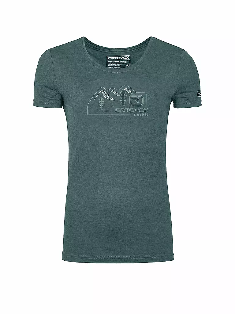 ORTOVOX | T-shirt fonctionnel femme 150 COOL Vintage | Pétrole