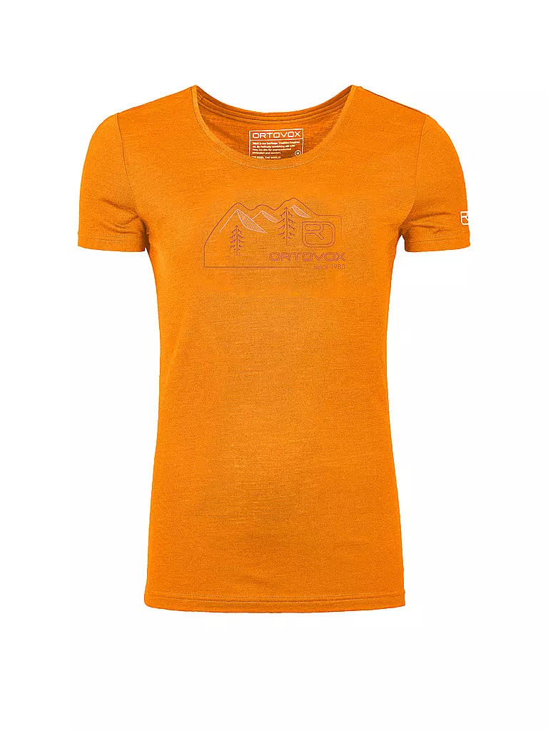 ORTOVOX | T-shirt fonctionnel femme 150 COOL Vintage | Orange