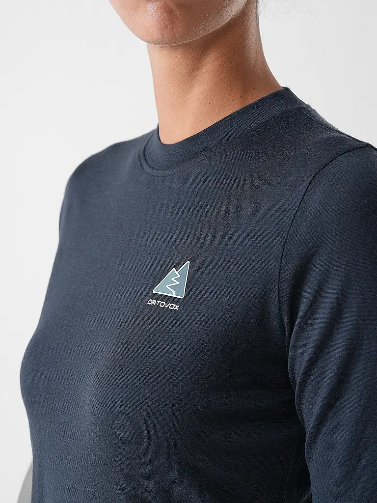 ORTOVOX | T-shirt fonctionnel femme 185 Merino MTN Hug | 