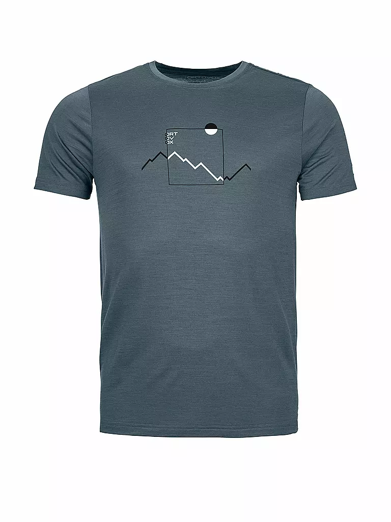 ORTOVOX | T-shirt fonctionnel homme Peak Focus 150 COOL Tencel | Pétrole
