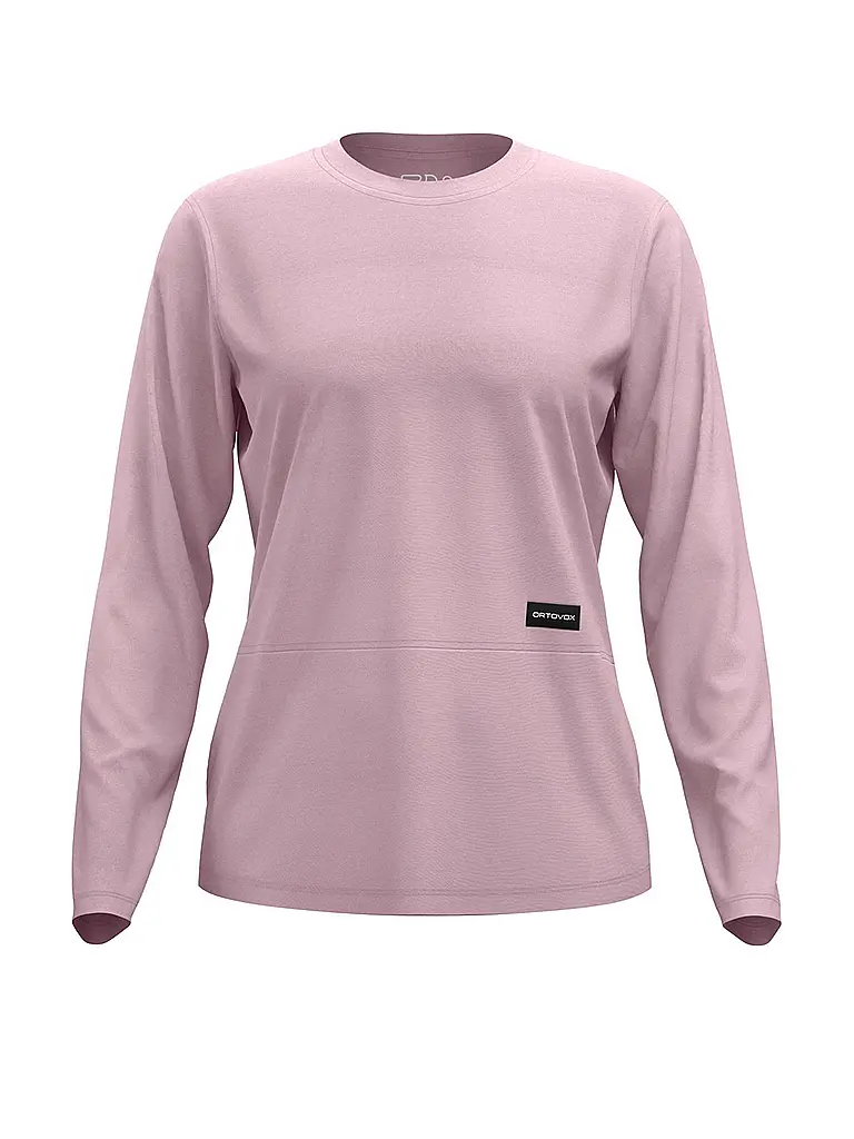 ORTOVOX | T-shirt fonctionnel pour femme Patch 185 Merino | Rose