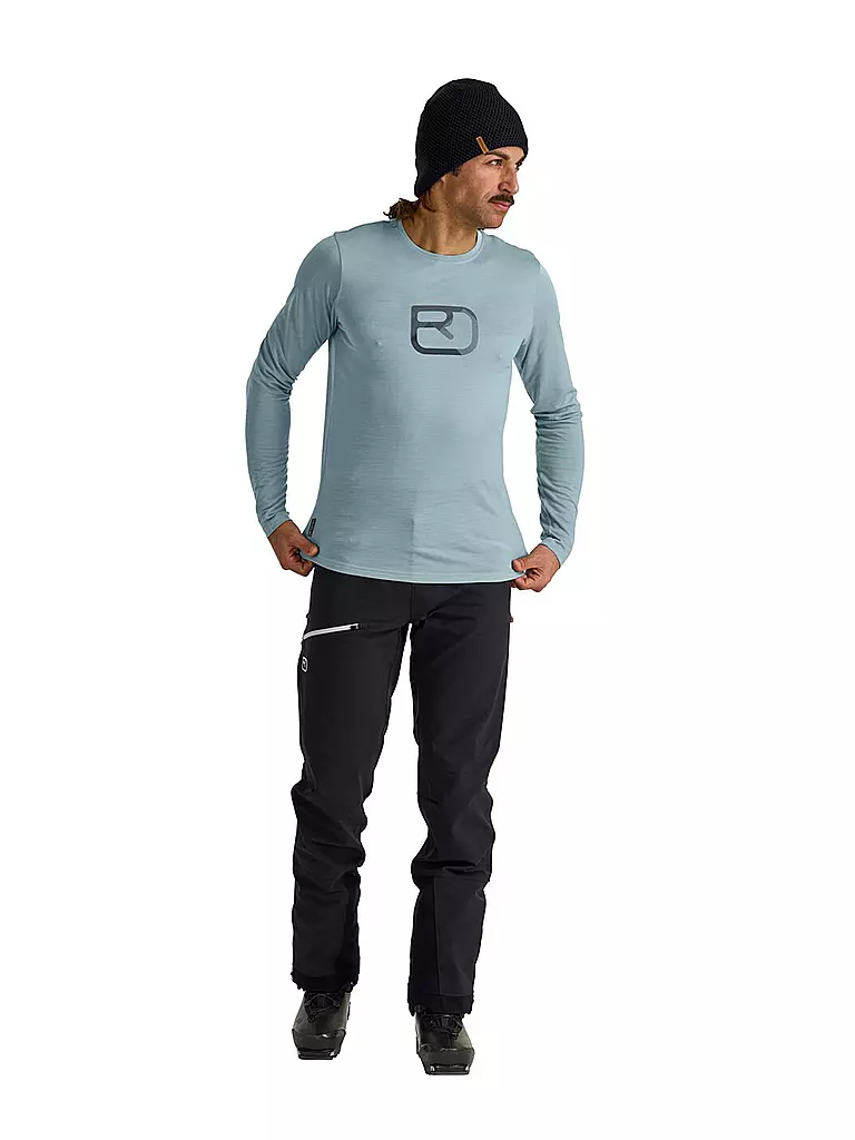 ORTOVOX | T-shirt fonctionnel pour homme MTN Silhouette 150 COOL Tencel | Bleu clair