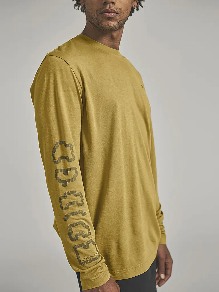 ORTOVOX | T-shirt fonctionnel pour homme Pillow 150 Cool | Moutarde