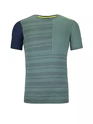 ORTOVOX | T-shirt homme Rock'n'Wool 185 | Vert foncé