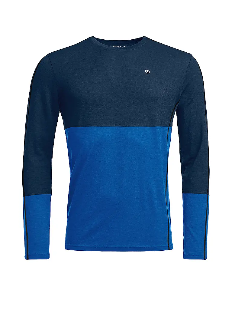 ORTOVOX | T-shirt homme Rock'n'Wool 185 | Bleu