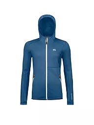 ORTOVOX | Veste à capuche en polaire pour femme | Bleu