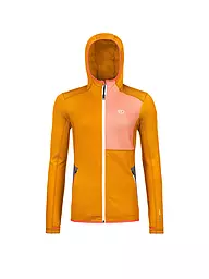ORTOVOX | Damen Fleecejacke Hoodie | Orange