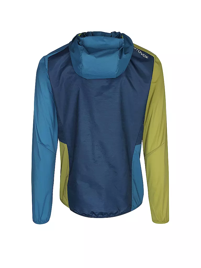 ORTOVOX | Veste coupe-vent à capuche pour homme | Bleu